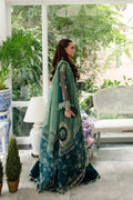 AJR Couture | Alif Luxury Wedding Formals 23 | Teal - Pakistani Clothes - Hoorain Designer Wear