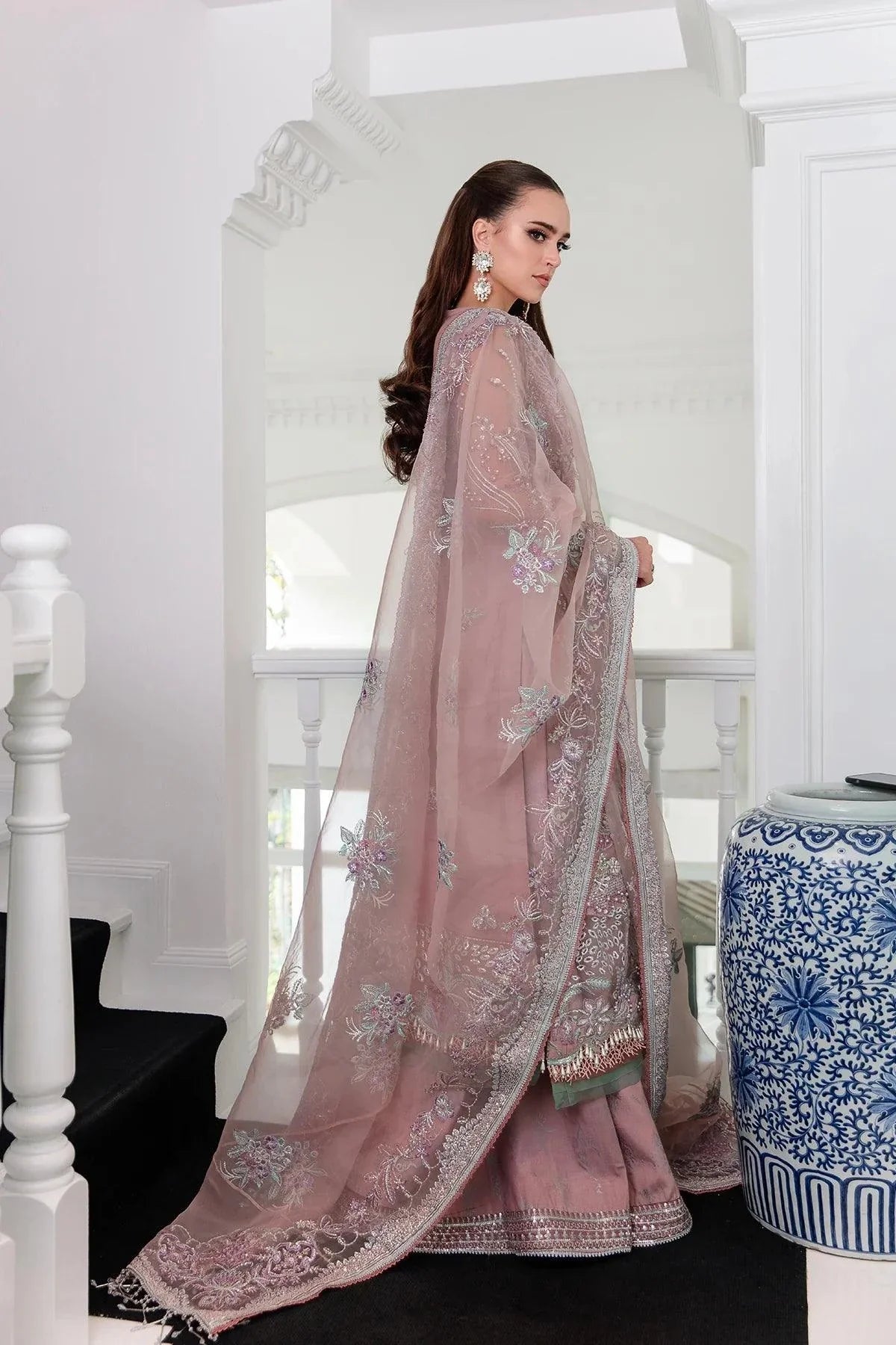 AJR Couture | Alif Luxury Wedding Formals 23 | Violet - Pakistani Clothes - Hoorain Designer Wear