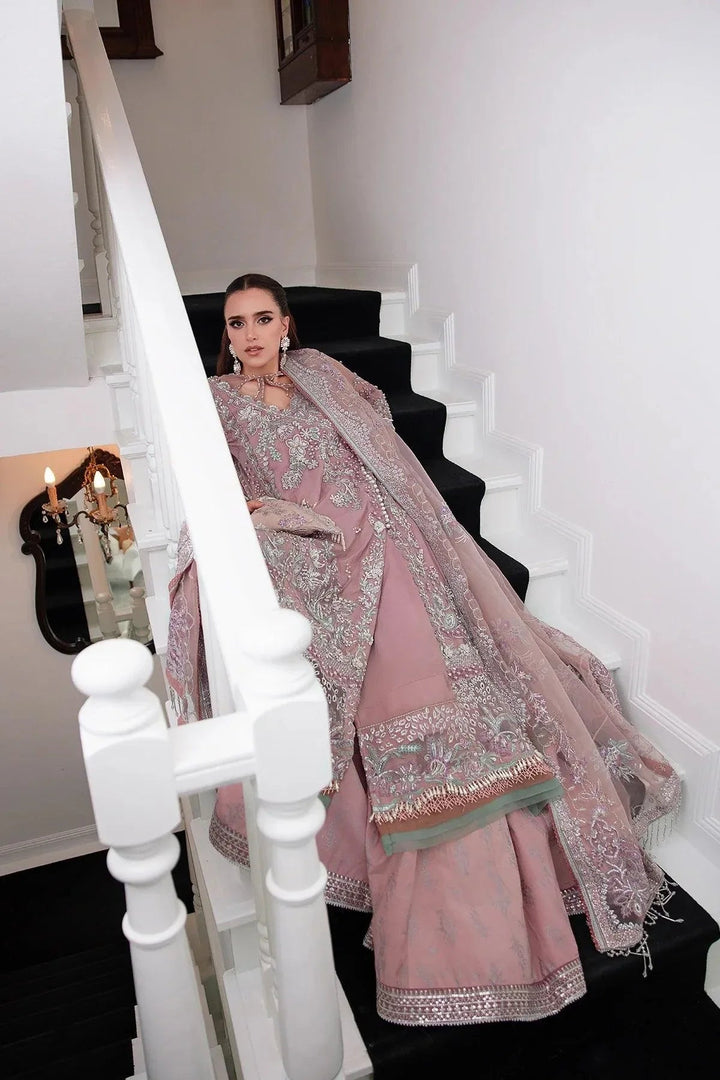 AJR Couture | Alif Luxury Wedding Formals 23 | Violet - Pakistani Clothes - Hoorain Designer Wear