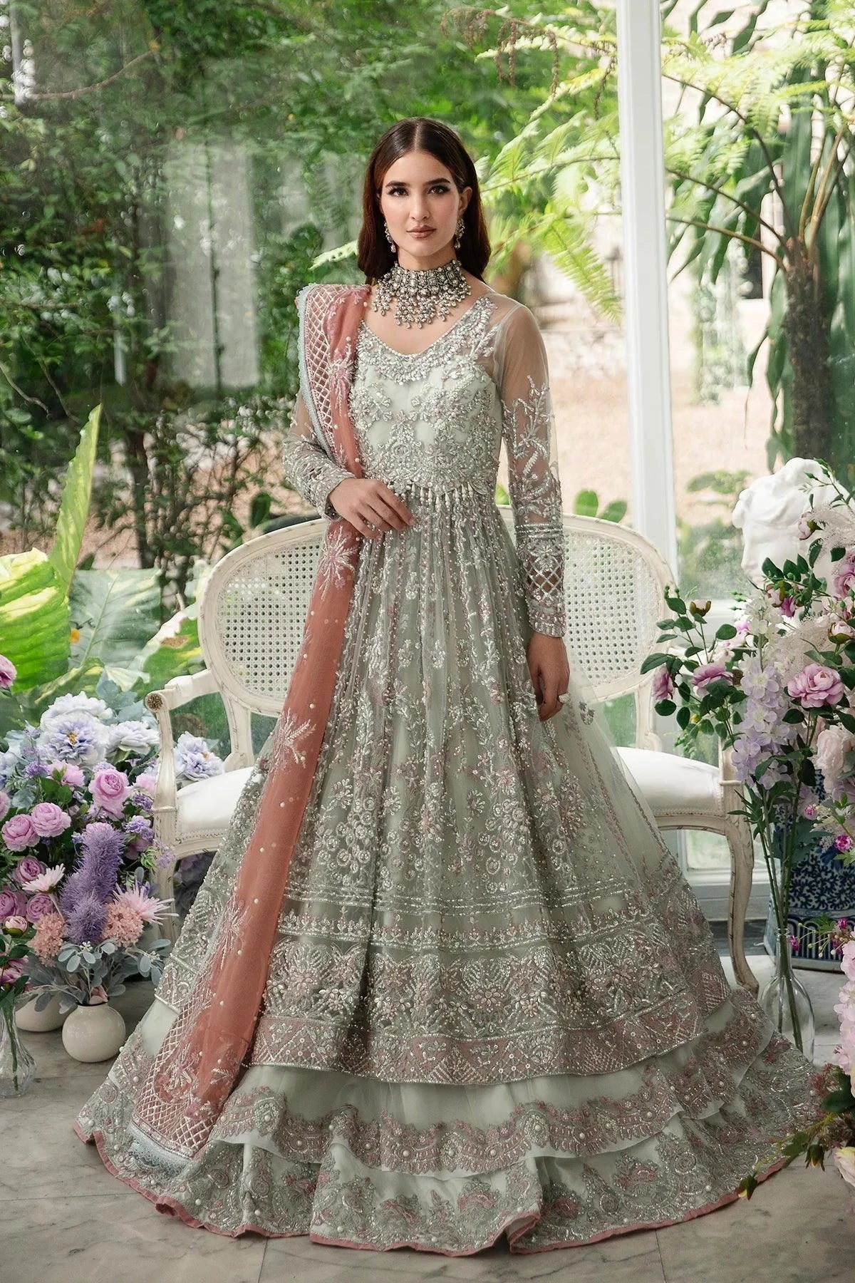 AJR Couture | Alif Luxury Wedding Formals 23 | Wisteria - Pakistani Clothes - Hoorain Designer Wear