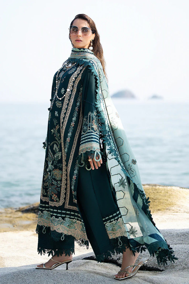 AJR Couture | Alif Signature Luxury Lawn 24 | Celia - Pakistani Clothes - Hoorain Designer Wear