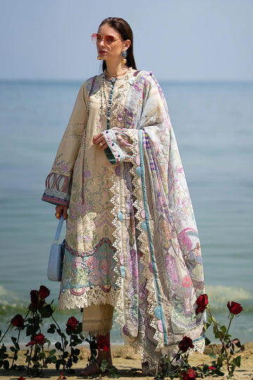 AJR Couture | Alif Signature Luxury Lawn 24 | Coraline - Pakistani Clothes - Hoorain Designer Wear