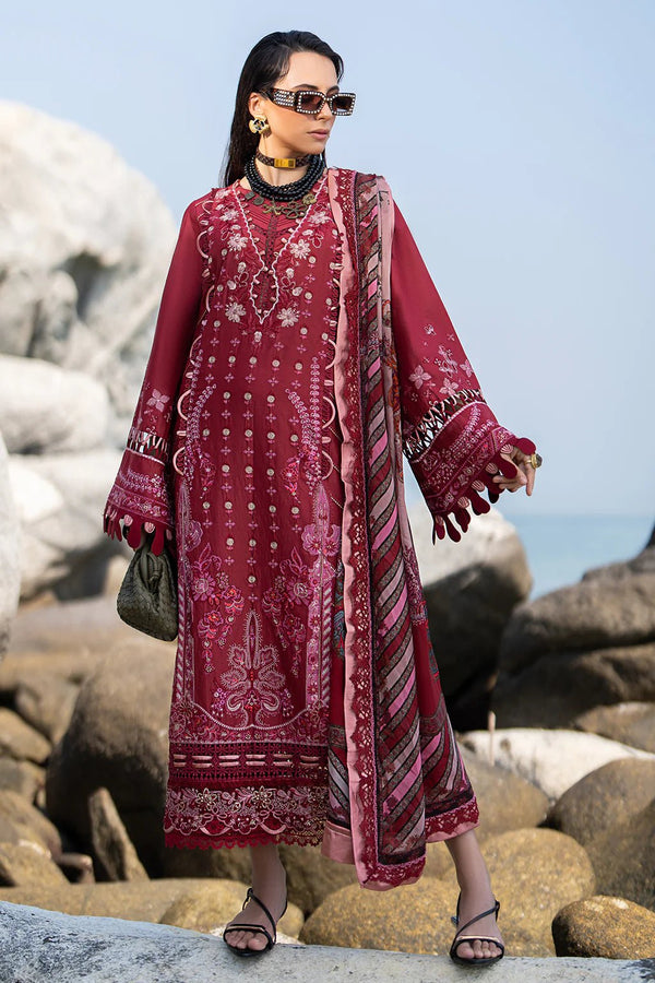 AJR Couture | Alif Signature Luxury Lawn 24 | Eleganza - Pakistani Clothes - Hoorain Designer Wear