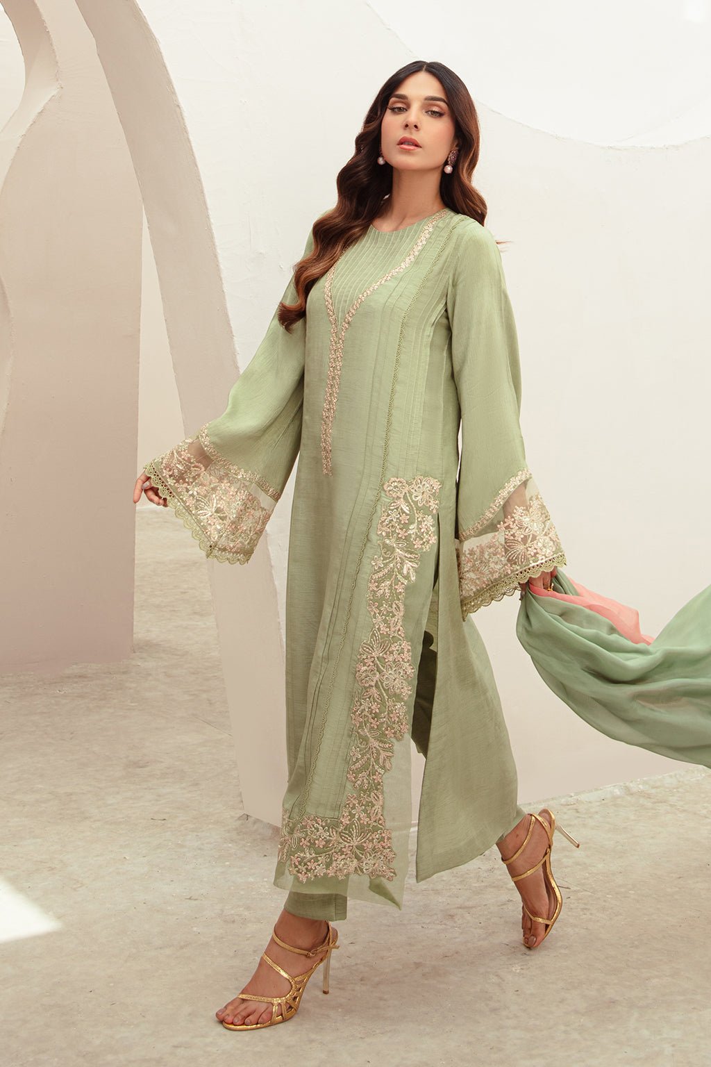 AJR Couture | Basic Pret 24 | ELISA - Pakistani Clothes - Hoorain Designer Wear