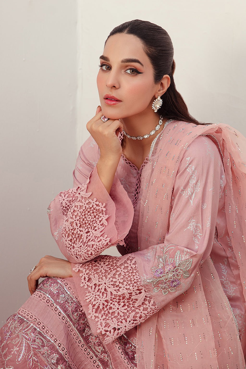 AJR Couture | Basic Pret 24 | SOFT PETAL - Pakistani Clothes - Hoorain Designer Wear