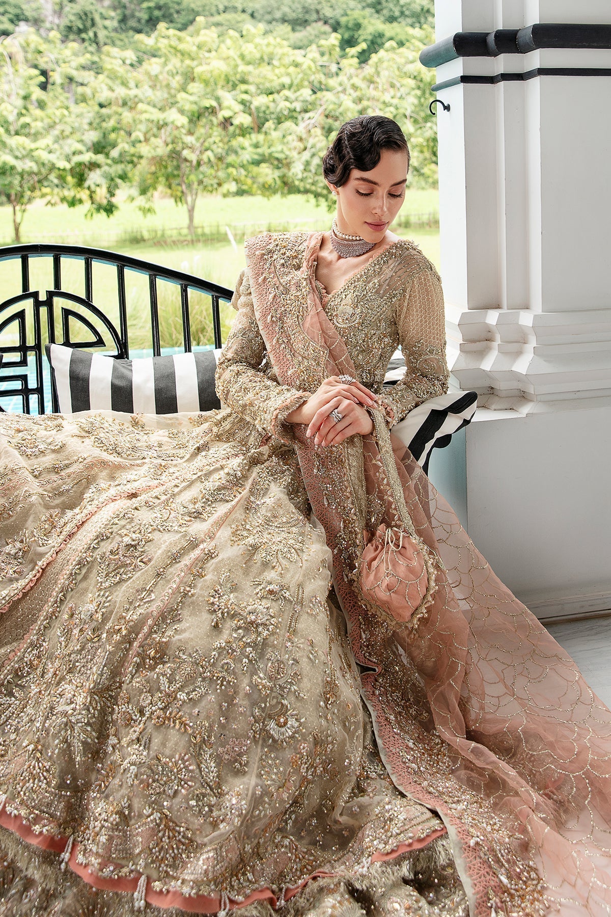 AJR Couture | Bridal Couture’23 | Aurora - Pakistani Clothes - Hoorain Designer Wear