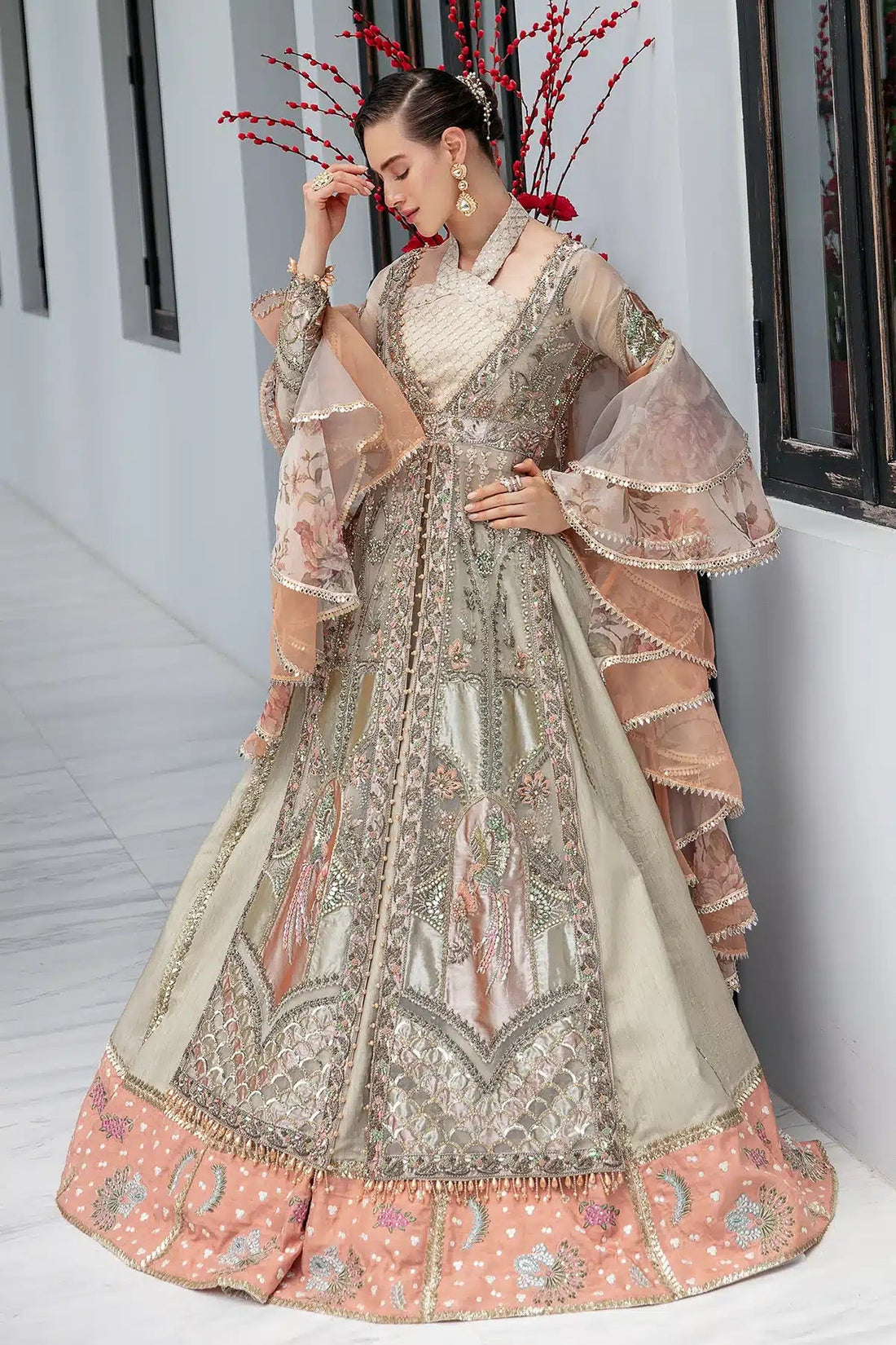 AJR Couture | Bridal Couture’23 | Cherryline - Pakistani Clothes - Hoorain Designer Wear