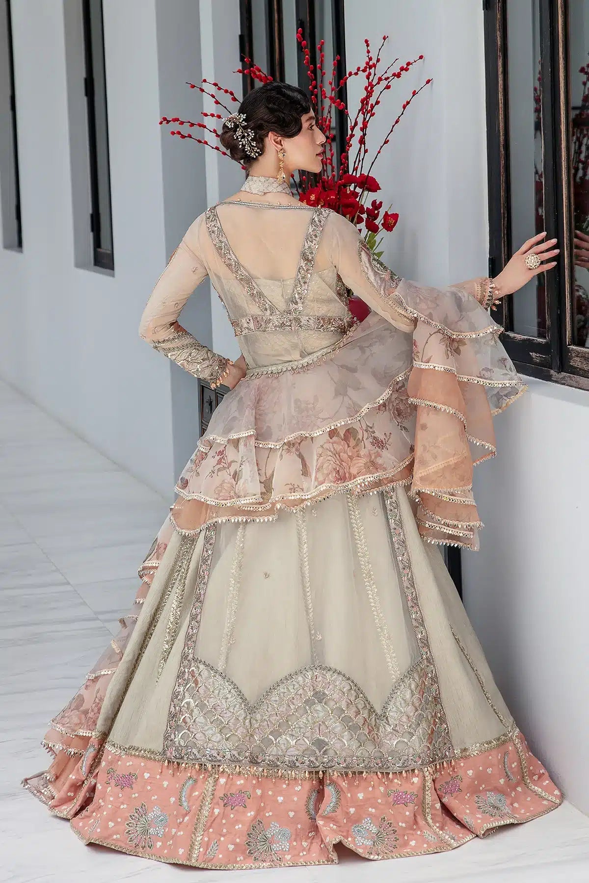 AJR Couture | Bridal Couture’23 | Cherryline - Pakistani Clothes - Hoorain Designer Wear