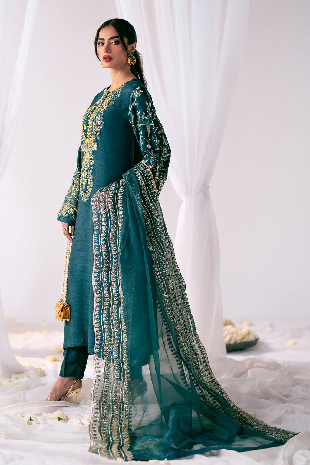 AJR Couture | Luxe Pret Eid | NORA - Pakistani Clothes - Hoorain Designer Wear