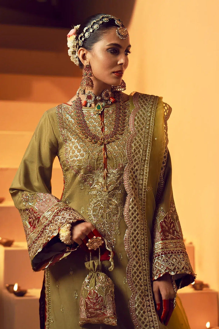 AJR Couture | Mushk The Silk Edit | Barsat - Pakistani Clothes - Hoorain Designer Wear