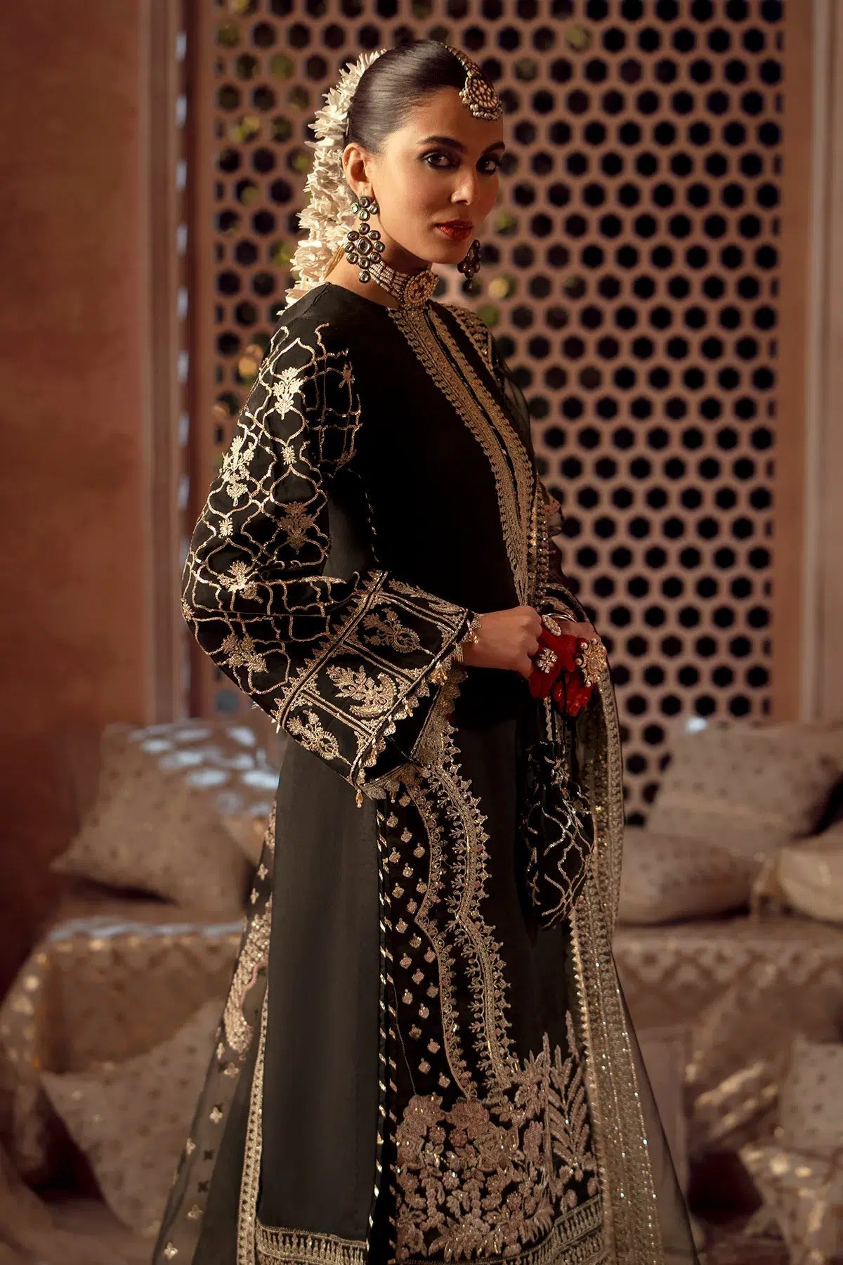 AJR Couture | Mushk The Silk Edit | Koyal - Pakistani Clothes - Hoorain Designer Wear