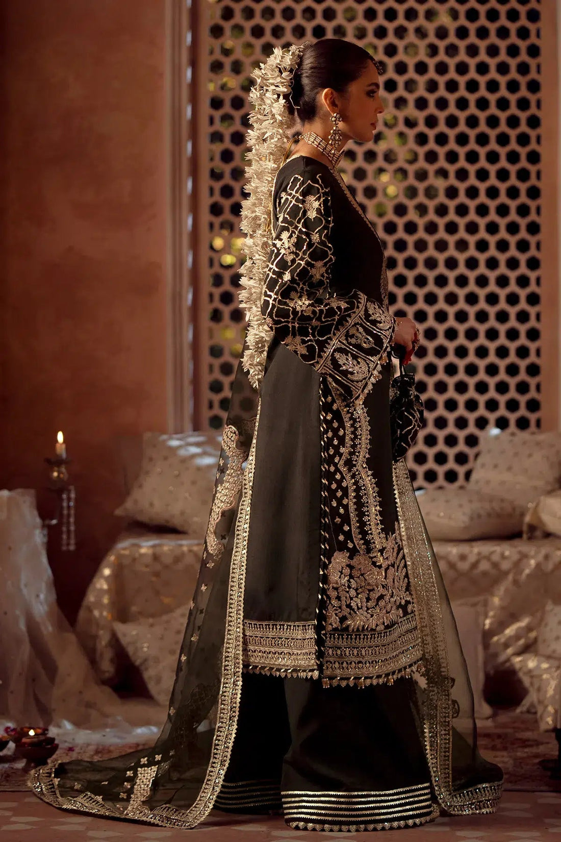 AJR Couture | Mushk The Silk Edit | Koyal - Pakistani Clothes - Hoorain Designer Wear