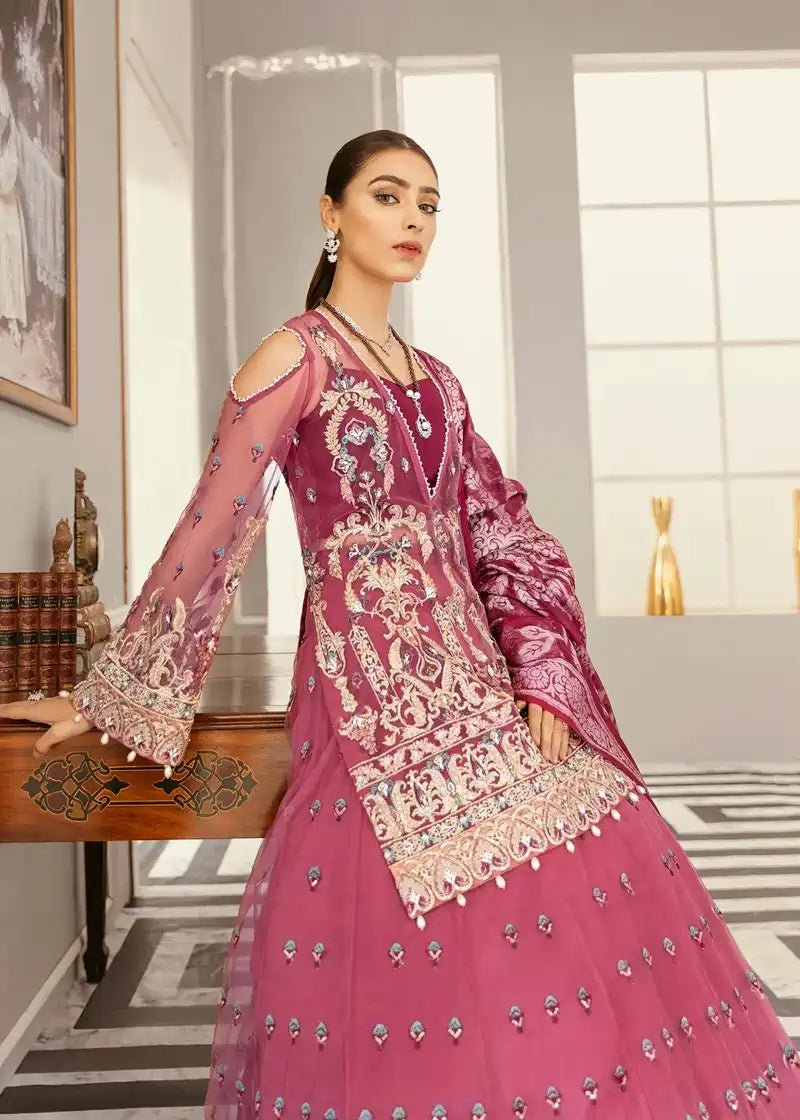 Akbar Aslam | Formal Collection | Peony - Pakistani Clothes - Hoorain Designer Wear