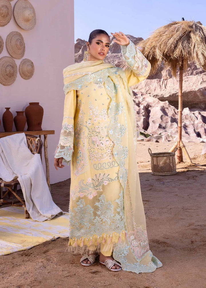 Akbar Aslam | Oasis Lawn 24 | Dahlia - Pakistani Clothes - Hoorain Designer Wear