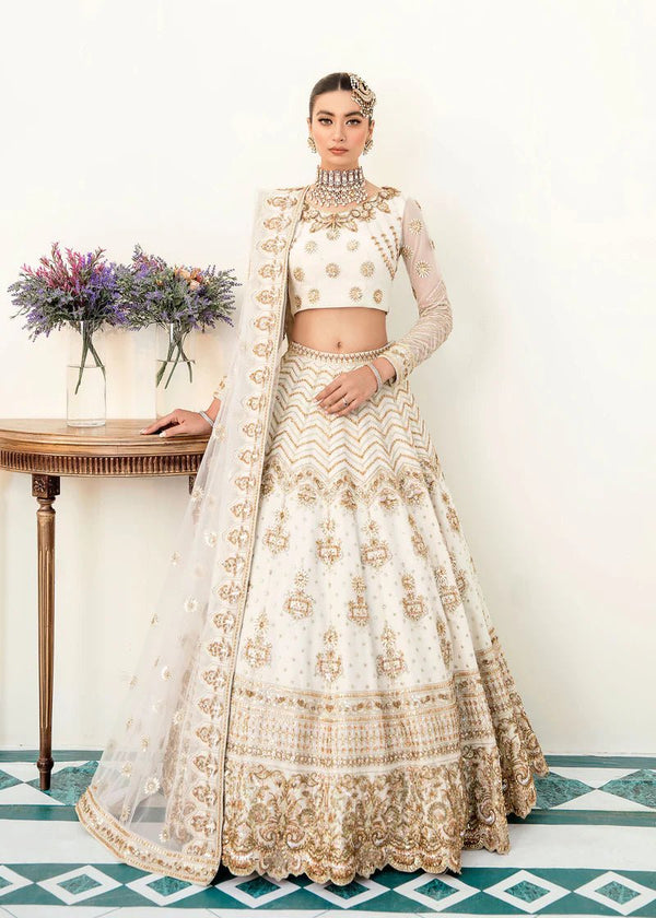 Akbar Aslam | Orphic Bridals | Cobalt - Pakistani Clothes - Hoorain Designer Wear