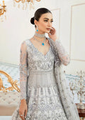 Akbar Aslam | Orphic Bridals | Slate - Pakistani Clothes - Hoorain Designer Wear