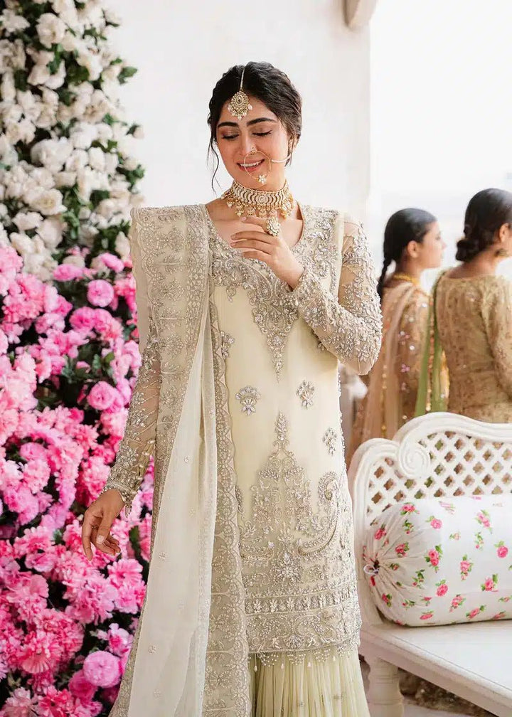 Akbar Aslam | Shadmani Luxury Formals 23 | Nahla - Pakistani Clothes - Hoorain Designer Wear