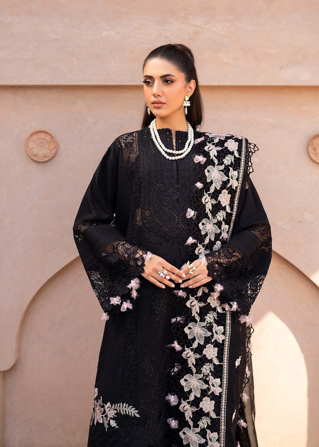 Akbaraslam | Hayat Luxury Lawn 24 | MERAKI - Pakistani Clothes - Hoorain Designer Wear