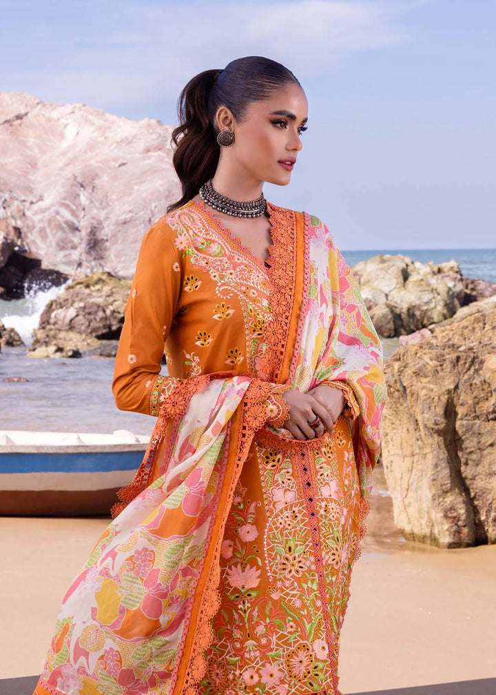 Akbar Aslam | Oasis Lawn 24 | Calla Lily - Hoorain Designer Wear - Pakistani Ladies Branded Stitched Clothes in United Kingdom, United states, CA and Australia