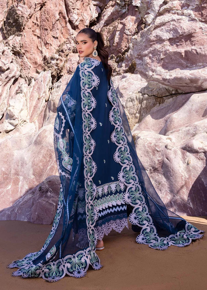 Akbar Aslam | Oasis Lawn 24 | Blue Bell - Hoorain Designer Wear - Pakistani Ladies Branded Stitched Clothes in United Kingdom, United states, CA and Australia