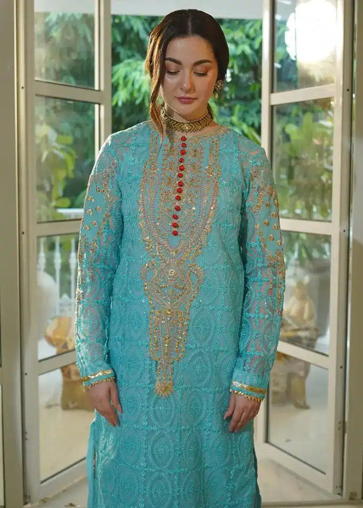 Ali Xesshan | Bhaag Lagay Rain | OCEAN – LP - 017 - Pakistani Clothes - Hoorain Designer Wear