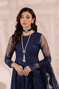 Alizeh | Dua Formals 23 | DUA - V01D01A - KHIRAD ( BLUE ) - Pakistani Clothes - Hoorain Designer Wear