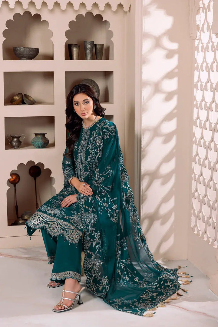 Alizeh | Dua Formals 23 | DUA - V01D02B - LYRA ( ZINC ) - Pakistani Clothes - Hoorain Designer Wear