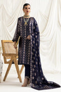 Alizeh | Dua Formals 23 | DUA - V02D01A - AIREEN(NAVY BLUE) - Pakistani Clothes - Hoorain Designer Wear