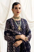 Alizeh | Dua Formals 23 | DUA - V02D01A - AIREEN(NAVY BLUE) - Pakistani Clothes - Hoorain Designer Wear