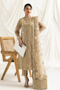 Alizeh | Dua Formals 23 | DUA - V02D01B - AIREEN(IVORY BEIGE) - Pakistani Clothes - Hoorain Designer Wear