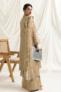 Alizeh | Dua Formals 23 | DUA - V02D01B - AIREEN(IVORY BEIGE) - Pakistani Clothes - Hoorain Designer Wear