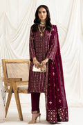 Alizeh | Dua Formals 23 | DUA - V02D03A - AYSAL(MAGENTA) - Pakistani Clothes - Hoorain Designer Wear