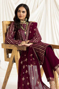 Alizeh | Dua Formals 23 | DUA - V02D03A - AYSAL(MAGENTA) - Pakistani Clothes - Hoorain Designer Wear