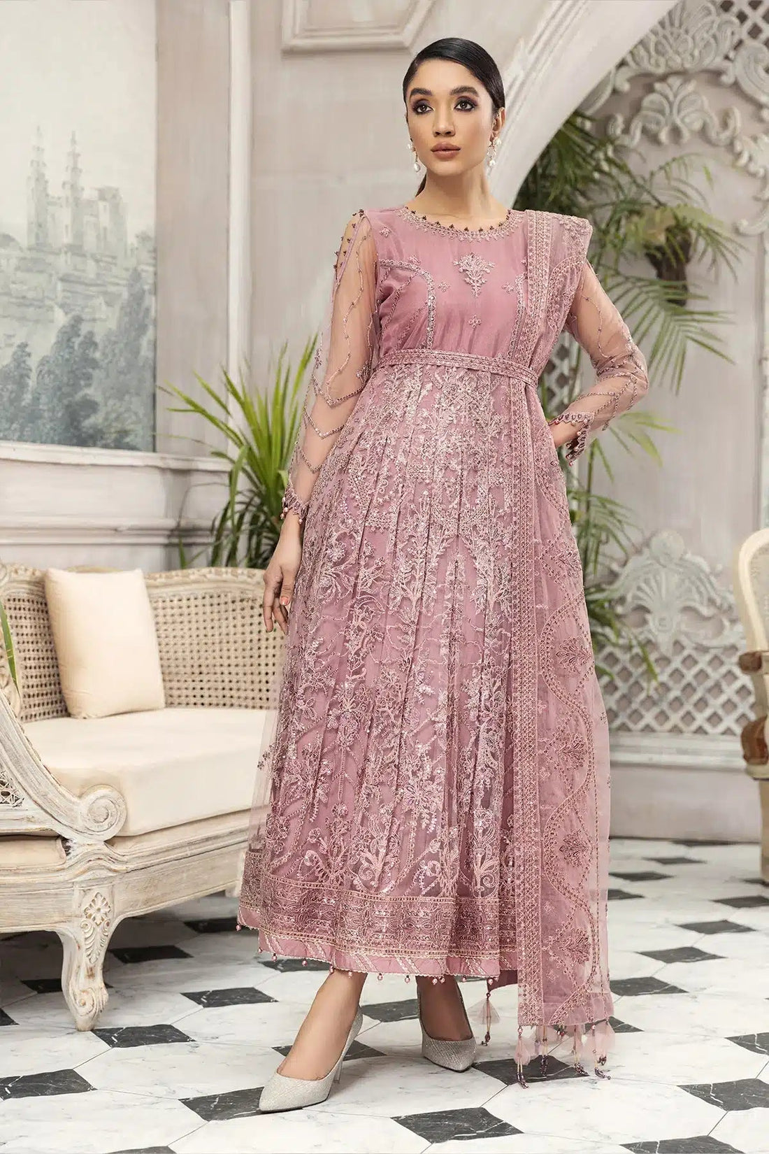 Sale - Pakistani Designer Dresses an Clothes - United Kingdom Tagged "Dusty Pink" Hoorain Designer Wear Sale - Pakistani Designer Dresses an Clothes - United Kingdom Tagged "Dusty Pink" Hoorain Designer Wear
