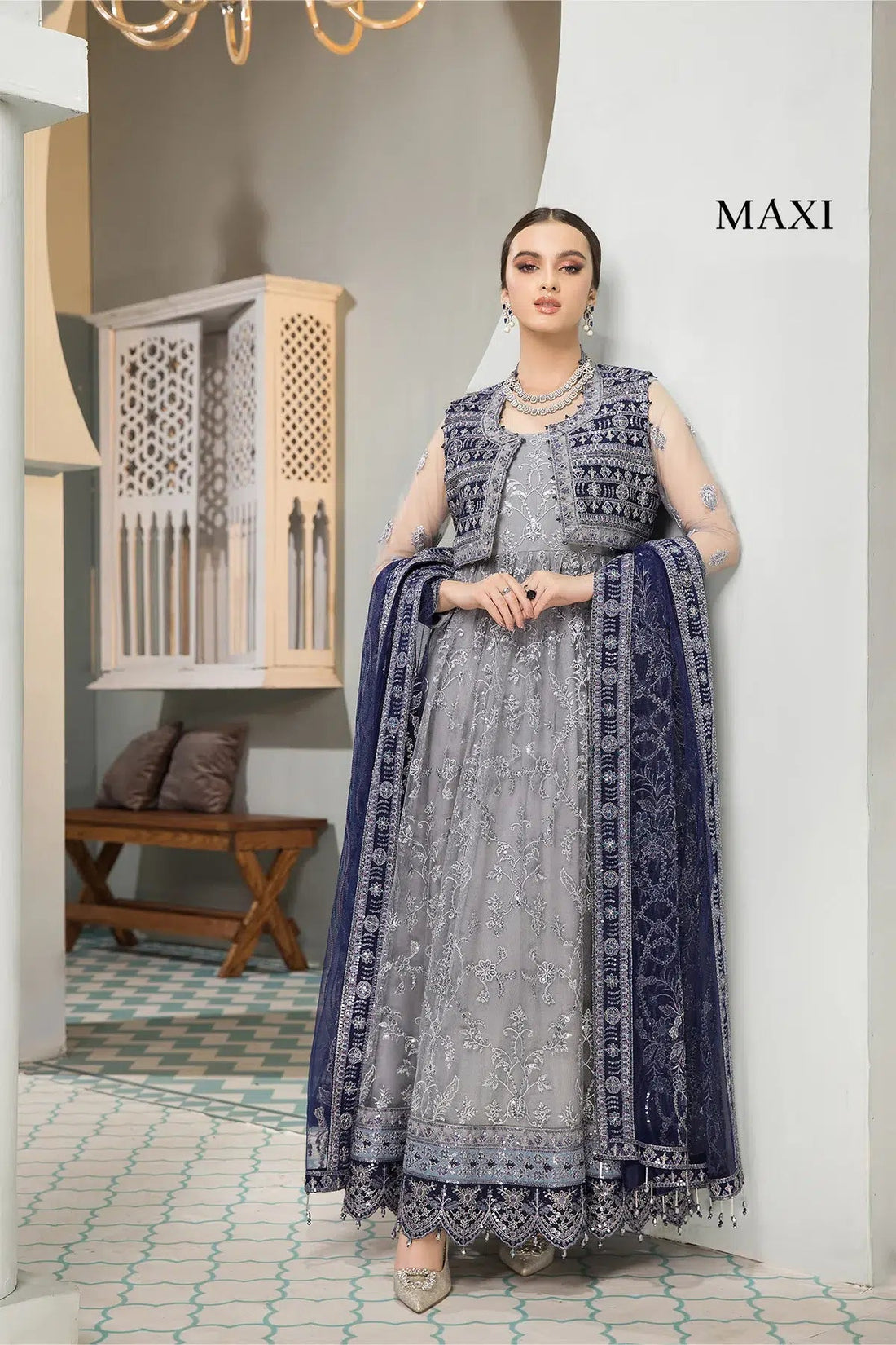 Alizeh | Formals Collection | Aks - Pakistani Clothes - Hoorain Designer Wear