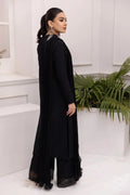 Alizeh | Formals Collection | Black Dress 3 piece - RTW1004 - Pakistani Clothes - Hoorain Designer Wear