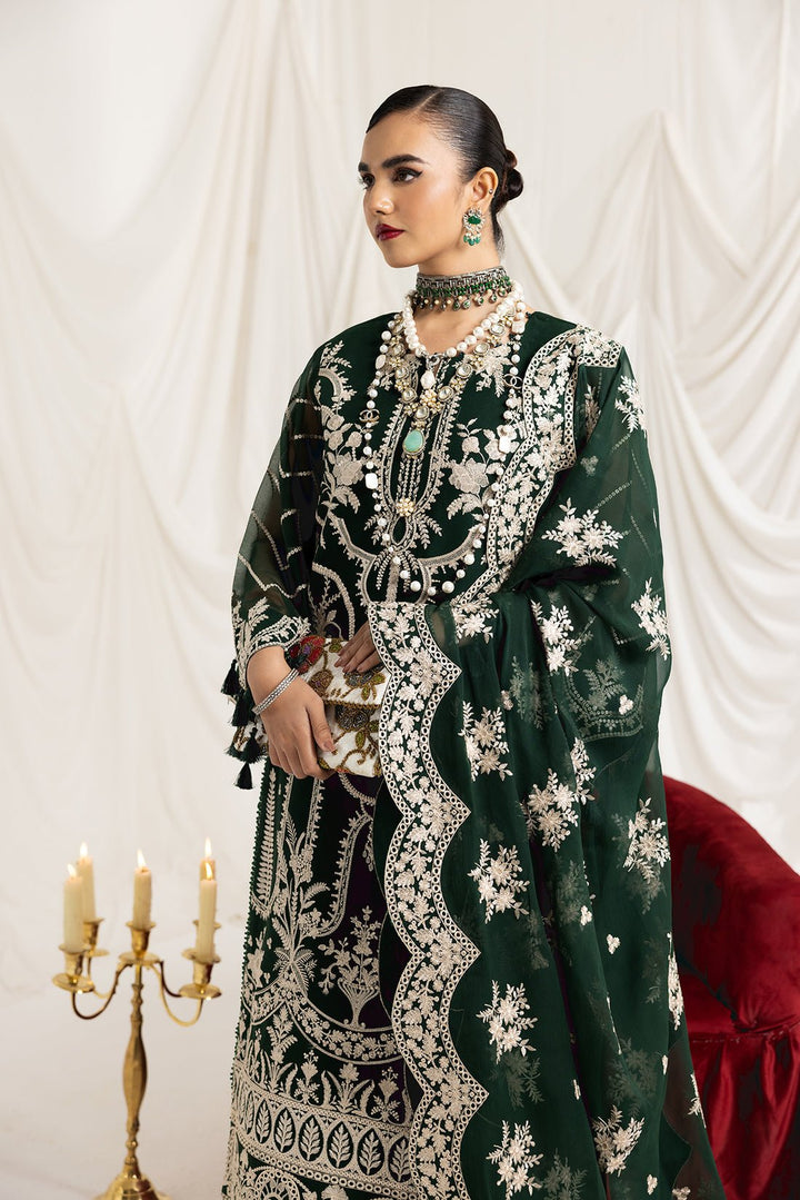 Alizeh | Formals Collection | Clara B (GREEN) - Pakistani Clothes - Hoorain Designer Wear