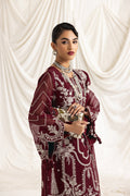 Alizeh | Formals Collection | Clara C (MAROON) - Pakistani Clothes - Hoorain Designer Wear