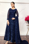 Alizeh | Formals Collection | Glace Blue - Pakistani Clothes - Hoorain Designer Wear