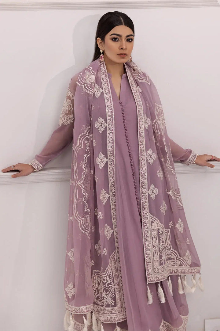 Alizeh | Formals Collection | Lilac Dress 3 piece - RTW1006 - Pakistani Clothes - Hoorain Designer Wear