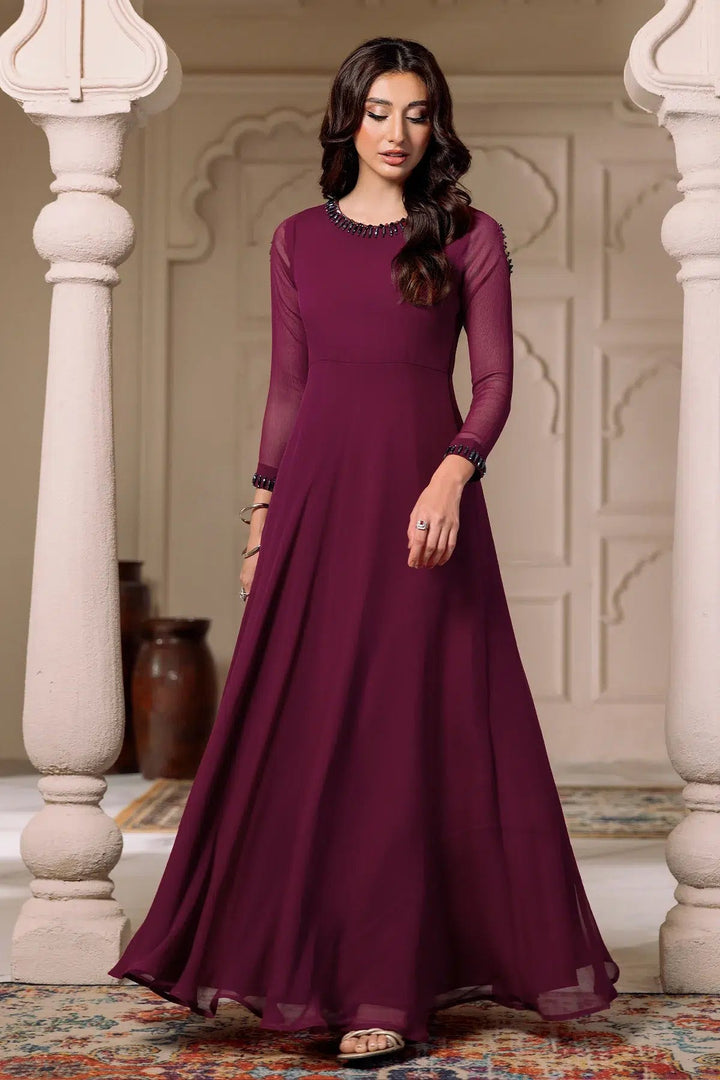 Alizeh | Formals Collection | Magenta 3 piece - RTW1013 - Pakistani Clothes - Hoorain Designer Wear