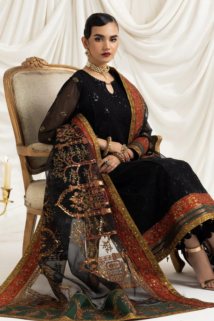 Alizeh | Formals Collection | Mehlika B (BLACK) - Pakistani Clothes - Hoorain Designer Wear