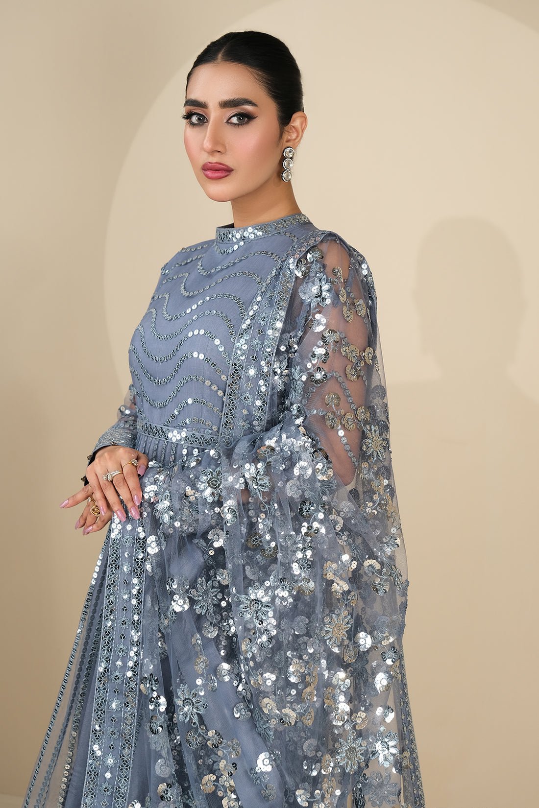 Alizeh | Formals Collection | SEFA UF - V03D02 - Pakistani Clothes - Hoorain Designer Wear