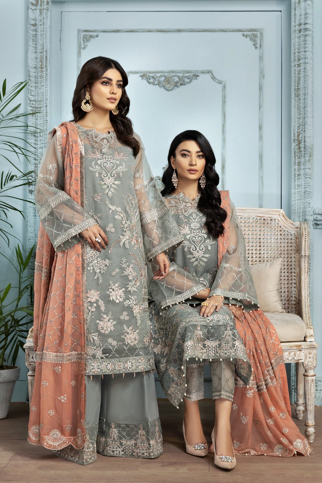 Alizeh | Formals Collection | Zamair - Pakistani Clothes - Hoorain Designer Wear