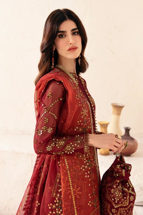 Alizeh | Heer Festive Collection 24 | AWEEN - V17D06 - Pakistani Clothes - Hoorain Designer Wear