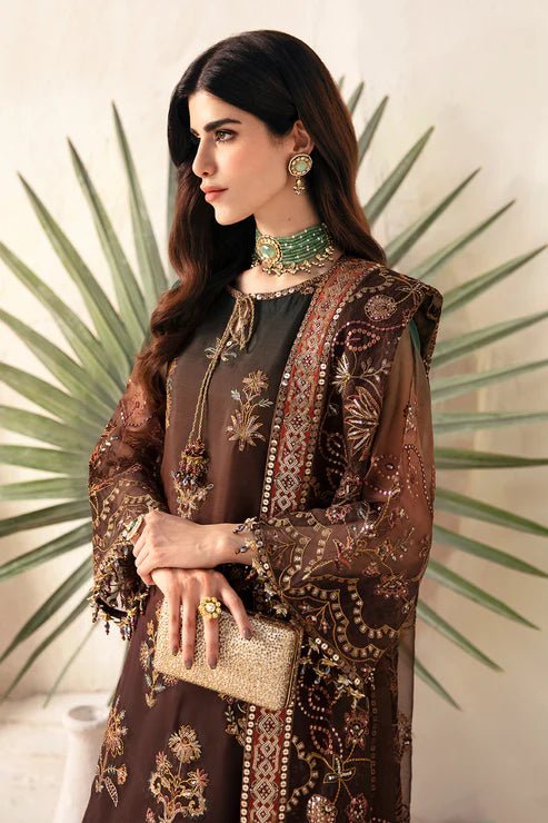 Alizeh | Heer Festive Collection 24 | Hazel - V17D01 - Pakistani Clothes - Hoorain Designer Wear