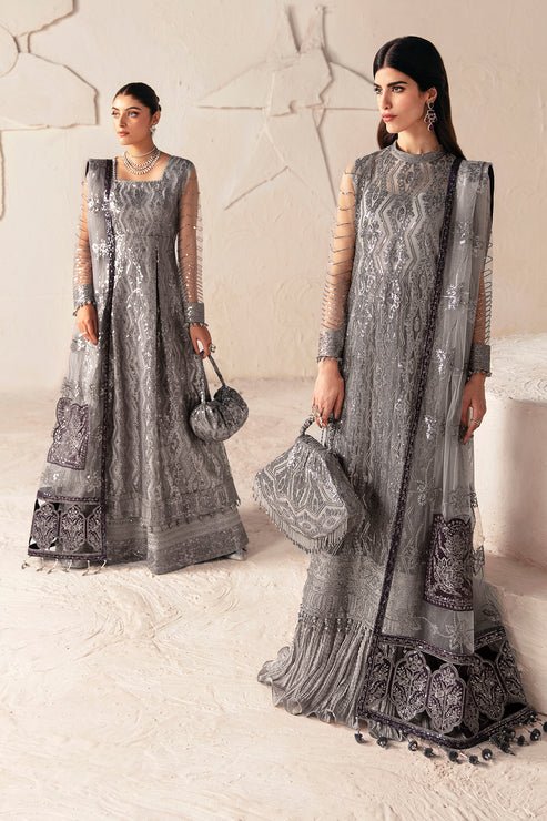 Alizeh | Heer Festive Collection 24 | ZOHAL - V17D07 - Pakistani Clothes - Hoorain Designer Wear