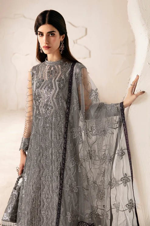 Alizeh | Heer Festive Collection 24 | ZOHAL - V17D07 - Pakistani Clothes - Hoorain Designer Wear