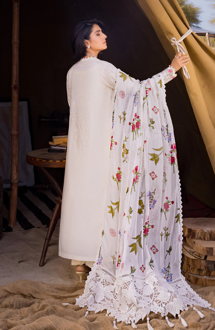 Alzohaib | Mahiymaan Luxury Lawn | MLL- Pristine Flair - Hoorain Designer Wear - Pakistani Ladies Branded Stitched Clothes in United Kingdom, United states, CA and Australia