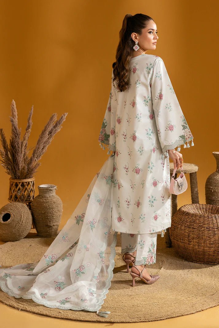 Alizeh | Maahi Embroidered Lawn | Ivy - Pakistani Clothes - Hoorain Designer Wear